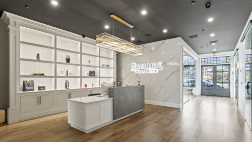 Main Line Dental Club Reception & Main Entrance